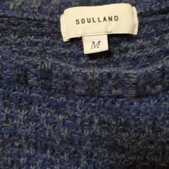 SOULLAND Ricketts Wool Nylon Knit Sweater - Picture 3 of 7